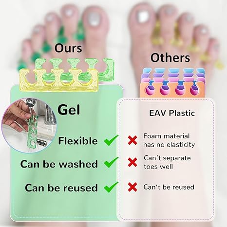 TOE SEPARATORS.GREEN